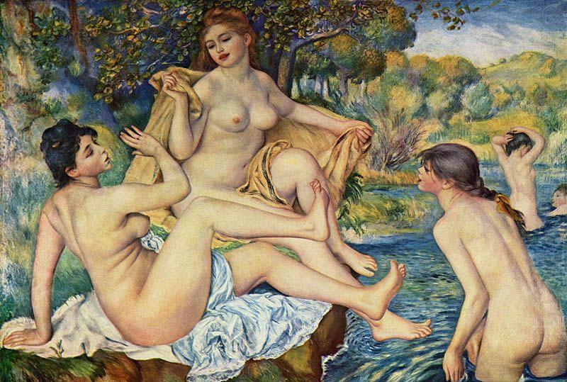 Pierre-Auguste Renoir The Large Bathers, china oil painting image